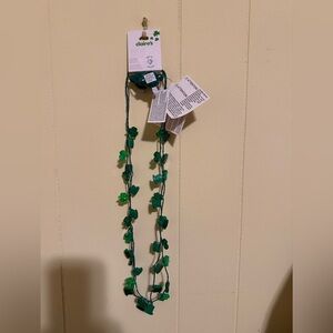 Claire's Green Light Up Shamrock Necklace